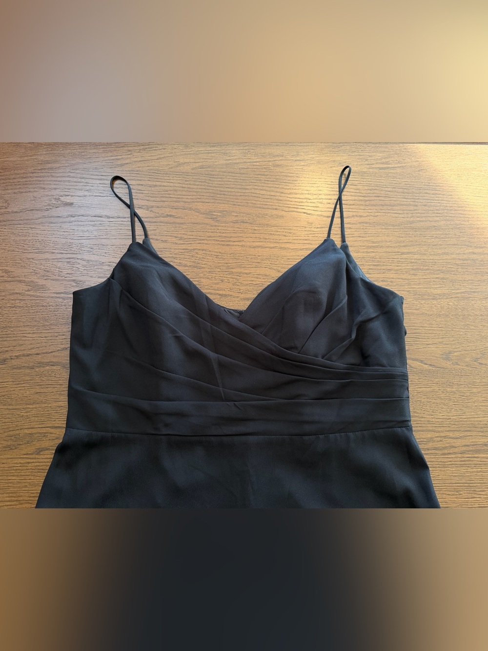 NWT Hayley Paige Occasions Black Spaghetti Strap Dress Size 22
